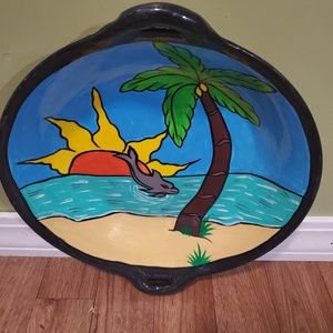 AMAZING HANDCRAFTED LARGE HANDPAINTED DECORATIVE